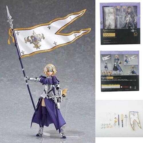 Fate Grand Grande Order Figure Vingador Jeanne d'Arc Figure Figma 366 Action Figures Collectible Model Toy Gift