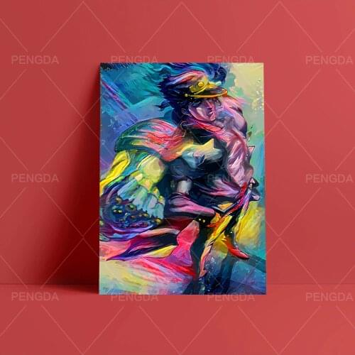 Canvas Print Poster Home Decorative Painting Wall Art Japanese Anime JoJos Bizarre Adventure Pictures Living Room Modular Frame