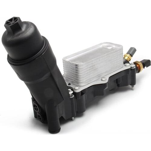 Oil Cooler Filter Adapter Housing 68105583AF for Jeep Chrysler Dodge 3.6 2014-17
