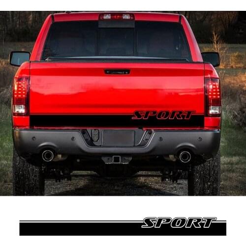 For Dodge Ram 1500 2500 Rebel Pickup Rear Tailgate Stickers Truck Graphic Sport Custom Letter Decal Vinyl Cover Auto Accessories