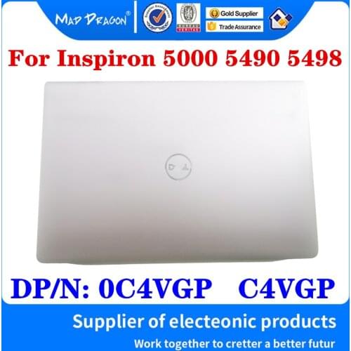 New Original Rear Display Back Cover Lcd Cover Assembly For Dell Inspiron 14 5000 5490 5498 Inspiron 5490 54980 C4VGP C4VGP