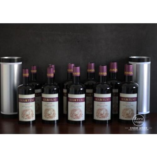 Multiplying Bottles 10 Bottles Black ( Gift Package)stage close up mentalism illusion classic toy,Magic Tricks, magic props