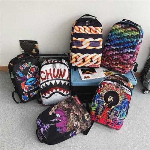 Cool Luminous School Bags For Boys And Girls 2021 Print Backpacks For School Teenagers Girls Bags Fashion Women Travel Back Pack