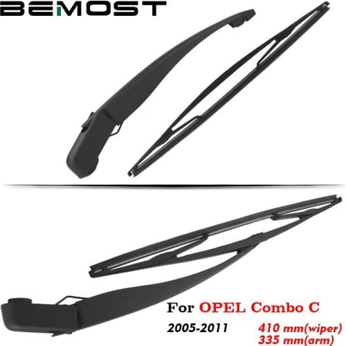 BEMOST Car Rear Windscreen Wiper Arm Blade Natural Rubber For Opel Combo C 410MM Hatchback 2005 2006 2007 2008 2009 2010 2011