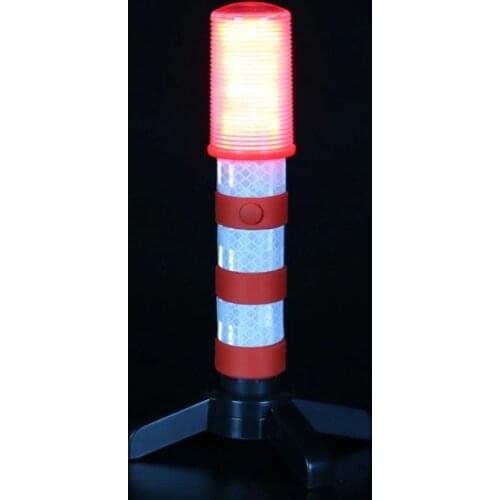 2PCS LED Portable lamp Road Security Flashing Flash Flare Strobe Lights With 2 stand For Traffic Warnings/Roadblocks/Camping hot