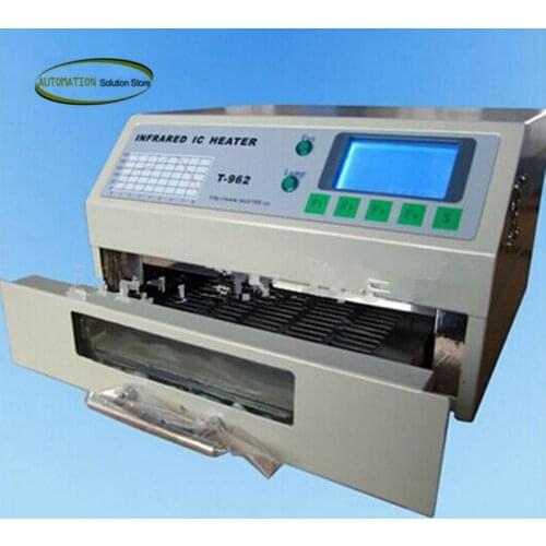 T-962 Reflow Oven Infrared IC Heater Soldering Machine 800 W 180 x 235 mm T962 for BGA SMD SMT Rework CE Certificate