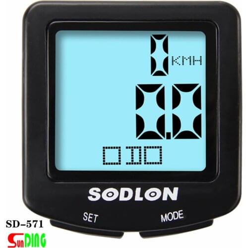 SUNDING Wired Bike Computer Waterproof Speedometer Multi-Function Bicycle Odometer Cycling Computer SD 571 Bicicleta Accessories