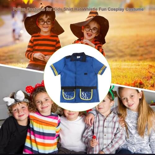 2021 Pop Police Man Role Play Costume Dress-Up Childrens Toys Fire Hat Clothes Water Gun Police Man Toy Set