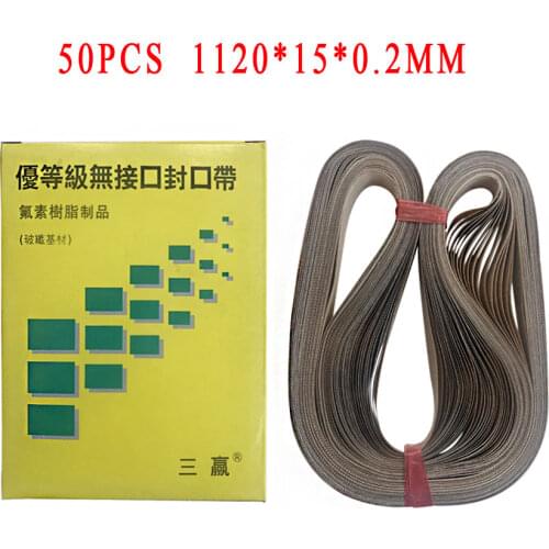 50pcs/lot 1120mm x 15mm Polytetrafluoroethylene belt for FR-900 Continuous Band Sealer