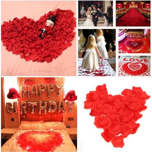 500g/5000piece Silk-like Artificial Flower Petals Confetti Girl Toss Petal Strewing Flowers for Wedding Party Event Decoration