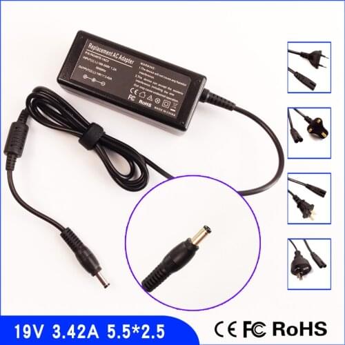 19V 3.42A Laptop Ac Adapter Power SUPPLY + Cord for Toshiba Satellite PA-1750-04 PA3468e-1Ac3 V000061310 PA3714U-1ACA PA-1750-09