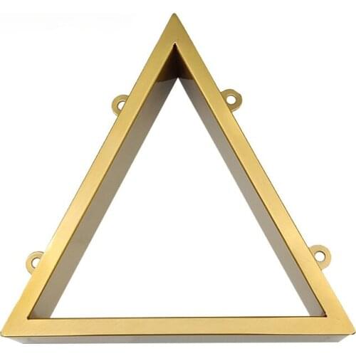 Soft Bed Decoration Accessories Golden Triangle Stainless Steel Metal Accessories Home Improvement Building Materials Processing