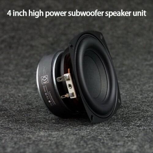 KYYSLB AS-40LB01 40W 4-8ohm 4 Inch High-power Subwoofer Speaker Unit High-power Long-stroke Heavy Bass Speaker
