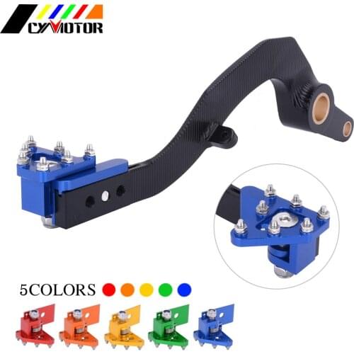 Aluminum rear Brake Pedal lever brake For Yamaha YZ450F YZ450FX WR450F YZF WRF 450 2010 2011 2012-2016 2017 2018 2019 2020