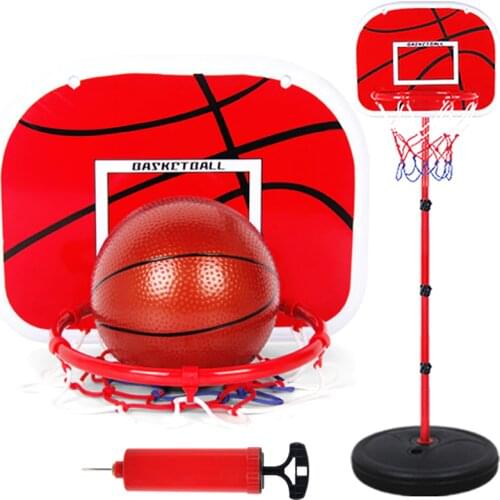 63-165CM Basketball Stands Height Adjustable Kids Basketball Goal Hoop Toy Set Basketball for Boys Training Practice Accessories