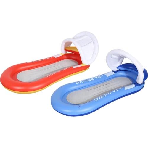 Large Deluxe Inflatable Poll Hammock Floatings Row Lounges Folding Swimming Bed Portable Beach Summer Water Pool Float