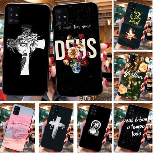 A Fe Crista Religiosa Jesus Yeshua Phone Case For Samsung Galaxy A21S A01 A11 A31 A81 A10 A20E A30 A40 A50 A70 A80 A71 A51