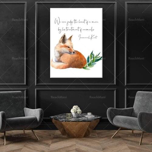 Immanuel Kant Quote: We can judge the heart of a man by his treatment of animals. Great Gift for Animal Lovers