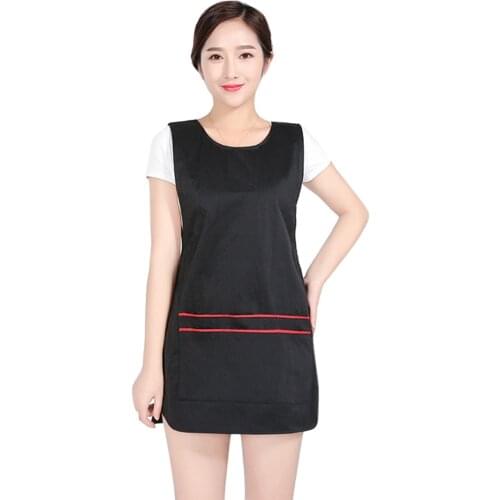 Sleeveless Salon Robe Hairdressing Barber Aprons Haircut Hair Aprons Workwear Beautician Clothes Female Mini Tank Dress