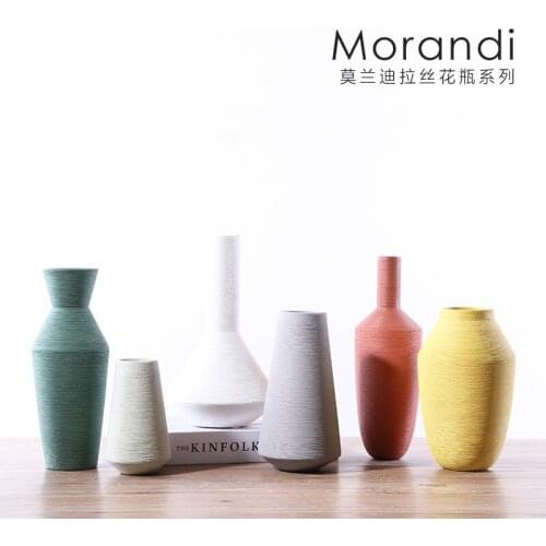 Creative ceramic vase living room flower arrangement modern minimalist style flower vase home decoration