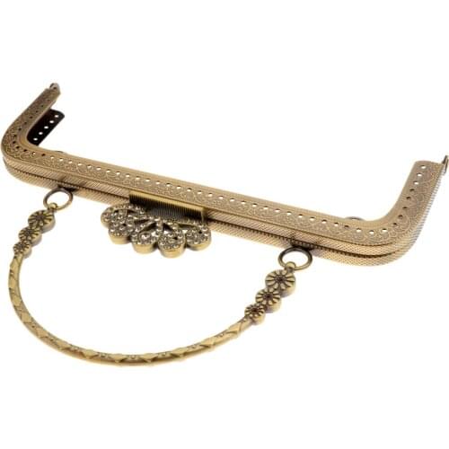 Metal Frame Clasp Lock Arch For Handbag Coin Bag Purse DIY Craft Sew In