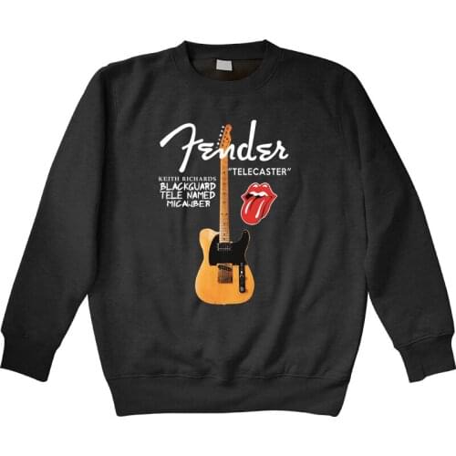 Homme cotton hoodie fashion Keith Richards Guitar Black Guard Tele Micawber hoodies Sportswear brand winter sweatshirt for boys