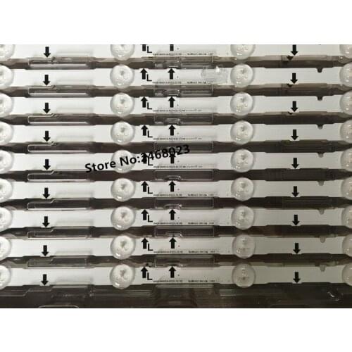 New Kit 10 PCS LED strip For SAMSUNG UE40J5100AW 2014SVS40_3228 AOT_40_5X6 5X3_3030FC_S_R1 L1 BN96-30449A 30450A D4GE-400DCA-R2
