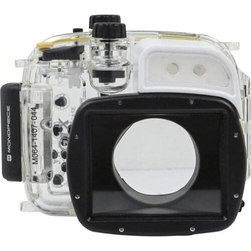 40 meters 130ft Underwater Waterproof Housing Diving Camera Case for Canon G1X Camera
