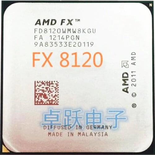AMD FX-Series FX 8120 fx 8120 FX-8120 3.1 GHz Eight-Core CPU Processor Socket AM3+ free shipping