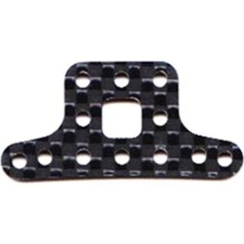 RFDTYGR RC Mini 4WD 1.5mm Carbon Fiber Counterweight Bracket Fixed Holder Trestle Support ForTamiya Mini 4WD94976 C162 10Pcs/lot