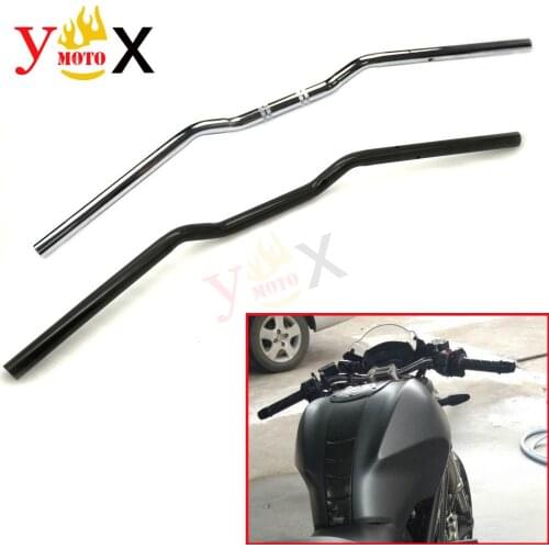 Motorcycle Black 22MM 7/8" Drag Handlebar Hand Bar For Geniune Ducati Monster 696 Multistrada 620 1200 795 796 821 S2R S4R S4RS
