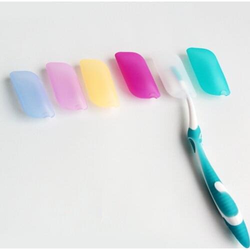 3pcs Silicone Toothbrush Case Cover Home Outdoor Travaling Brush Protection