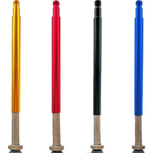 2Pcs 60mm Aluminum Alloy Bicycle Valve Extender Fixed Gear Bicycle Valve Extender Extension MTB Bike Parts For French Bike Valve