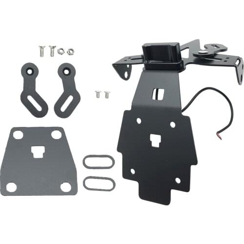 Rear License Plate Holder Replacement with LED-Light for SUZUKI Iron Stand Steady Replace Parts Accessories