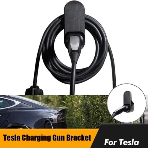 For Tesla Model3 3/X/S/Y Charging Gun Wall Mount ABS Accessories Cable Organizer Bracket Charger Holder European Standard