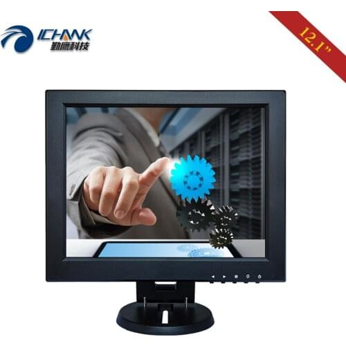 ZB120JC-592R/12.1" inch 1024x768 HDMI VGA USB POS Cash Register Industrial Medical Resistive Touch LCD Screen PC Monitor Display