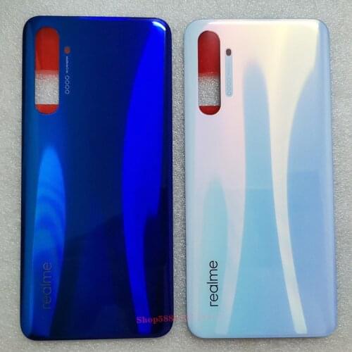 100% Original Back Cover For OPPO Realme X2 RealmeX2 Rear Back Housing Door Battery Cover Panel Mobile Phone Case Shell