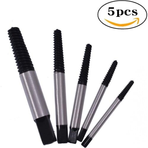 5PCs Broken Wire Extractor Boxed Sliding Teeth Damaged Screw Removal Tool Broken Stud Spanner Extractor