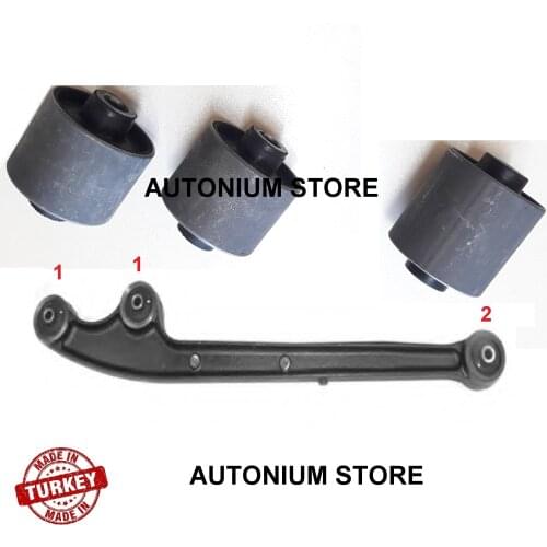 6 Pcs Suspension Control Arm Trailing Bushing for Suzuki Samurai - Jimny SN413 46282-81A00 46213-65D01