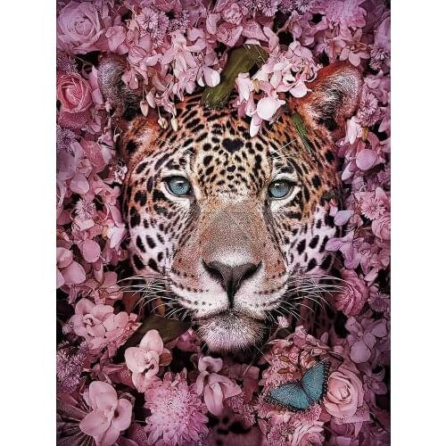 Flower Animals DIY Embroidery 11CT Cross Stitch Kits Needlework Craft Set Printed Canvas Cotton Thread Home Decoration Sell