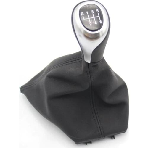 For BMW 1 Series F20 F21 2011 2012 2013 2014 2015 2016 Car-Styling 6 Speed Gear Lever Stick Shift Knob With Leather Boot