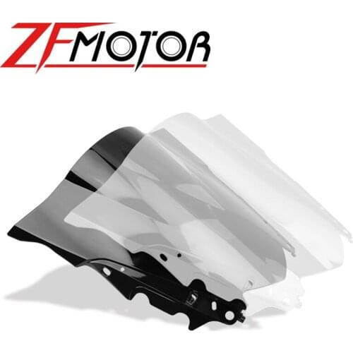 For Yamaha YZF R25 R3 2013 2014 2015 2016 2017 2018 Black Motorcycle screen Windshield WindScreen Double Bubble R 25 3