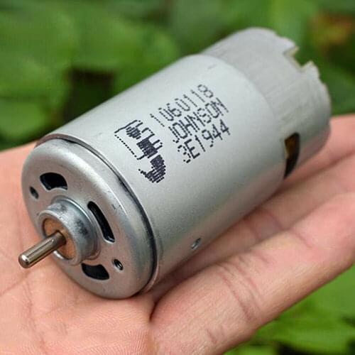 JOHNSON Electric RS-570 Motor DC12V 15V 18V 24V 20000RPM High Speed Large Torque with Cooling Fan DIY Violent Power Tool Motor