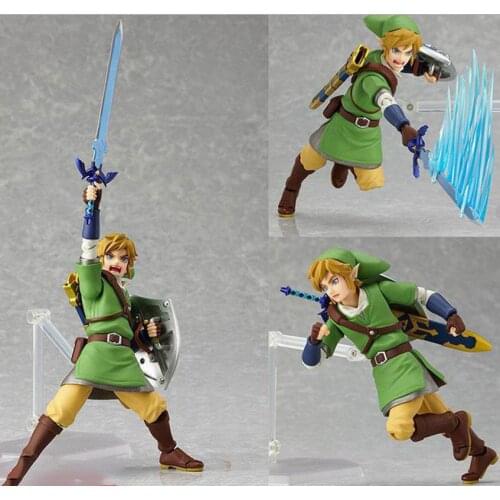 14cm Legend Of Anime Figure Skyward Link Fiama 153# Pvc Action Figure Mobile Collectible Model Toys for children