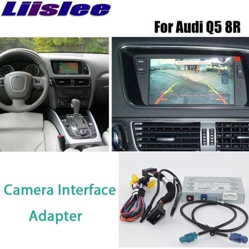 Liandlee Parking Camera Interface Reverse Back Up Camera Kits For Audi Q5 8R MMI Display Upgrade