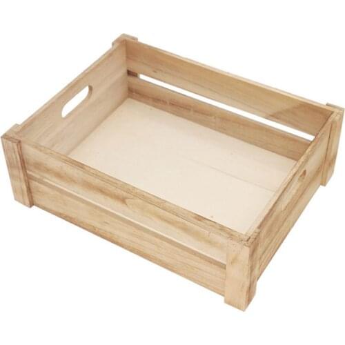 2pcs Creative Rectangular Wooden Desktop Storage Basket Desk Organizer Box Desktop Living Room Bedroom Sundries Storage Box