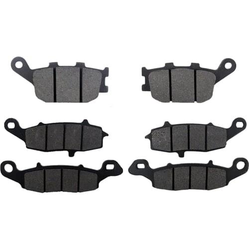 AHL Motorcycle Front and Rear Brake Pads for Suzuki SV400 2003-2005 SV650 2002-2013 DL650 V-Strom 2004-2013 DL1000 2002-2010