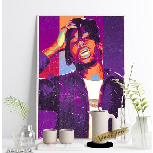 Playboi Carti Hip Hop Star Poster Gothic Fashion Style Music Singer Wall Stickers Canvas Painting Rapper Fans Gift Home Decor