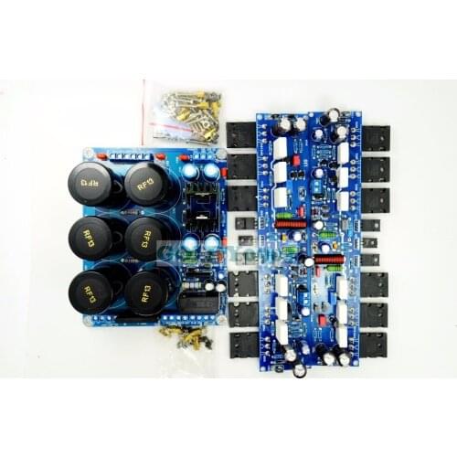 Amplifier Board 50W*2 Assembled Stereo L10 amplifier with protection Power supply board DC +-50V