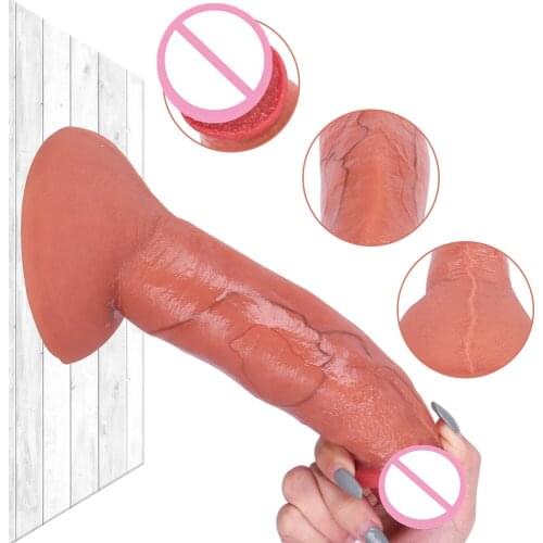 Realistic Penis Huge Dildos For Women Lesbian Toys Big Fake Dick Soft Silicone Females Masturbation Adult Sex Tools Product Shop